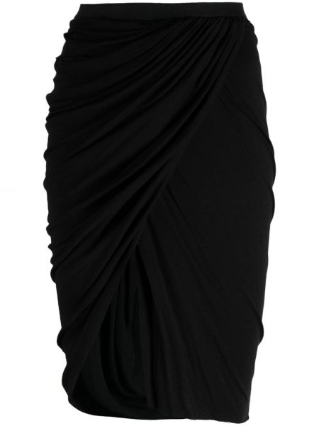 Spódnica ołówkowa Rick Owens Lilies - Сzarny