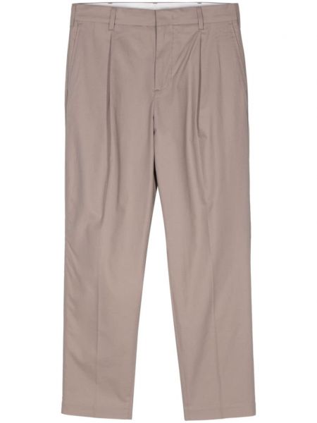 Pantalon de costume plissé Emporio Armani marron