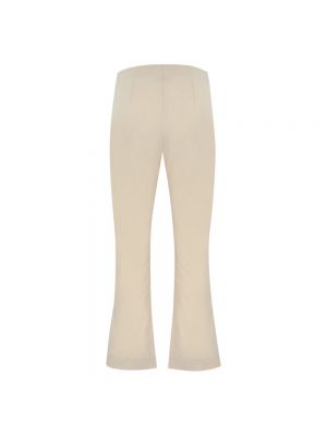 Pantalones de algodón Liviana Conti beige