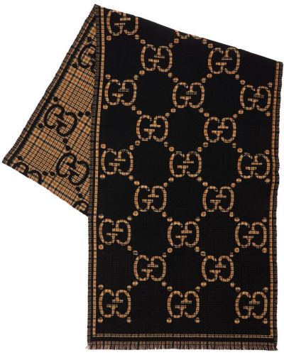 Pañuelo de lana de tejido jacquard Gucci
