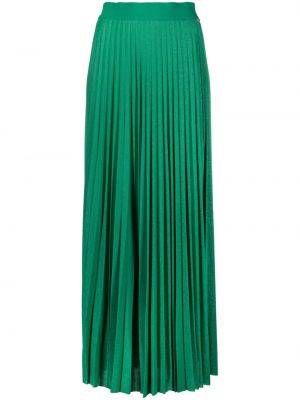 Plisované dlouhá sukně jersey Liu Jo zelené