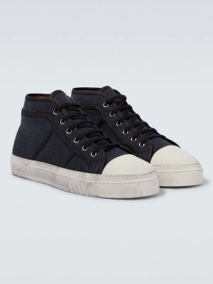 Leder sneaker Dolce&gabbana blau