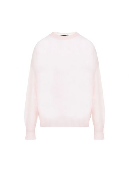 Moherowy sweter Fabiana Filippi różowy