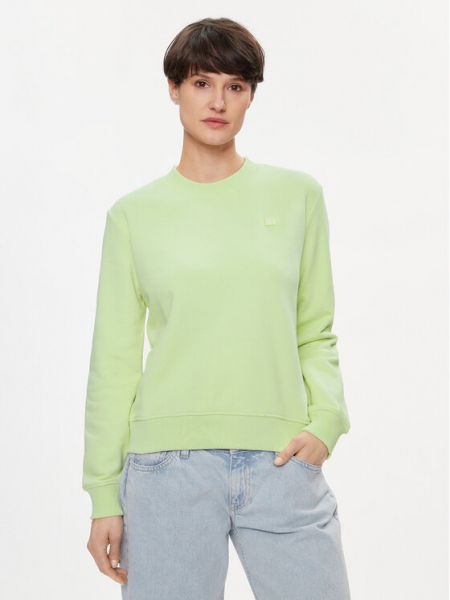 Bluza dresowa Calvin Klein Jeans zielona