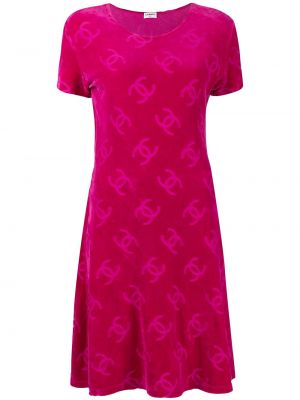 Šaty Chanel Pre-owned, růžová