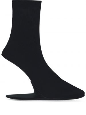 Pletené členkové topánky Balenciaga čierna