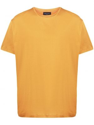 Ensfarvet t-shirt Roberto Collina