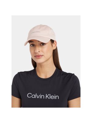 Czapka z daszkiem bawełniana Calvin Klein
