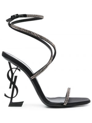 Sandale mit absatz Saint Laurent schwarz