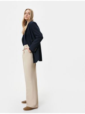 Asymetrické kalhoty s knoflíky relaxed fit Koton