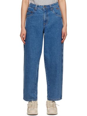 Классические мешковатые джинсы темно-синего цвета Dime