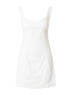 Mini šaty Abercrombie & Fitch biela