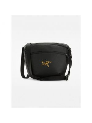 Нейлоновая поясная сумка Arcteryx черная