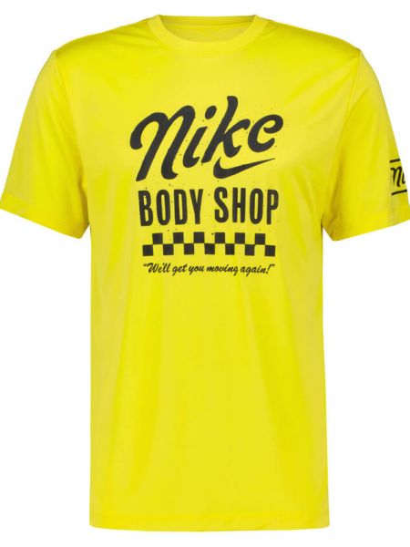 Поло Nike желтое