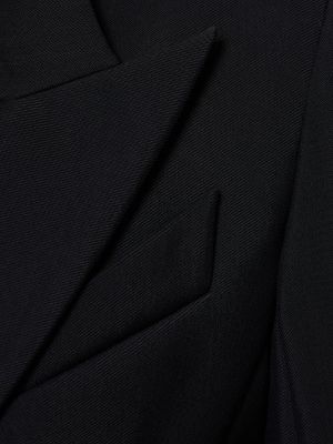 Viskózová bunda Mugler čierna