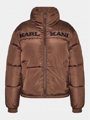 Pernata jakna Karl Kani smeđa