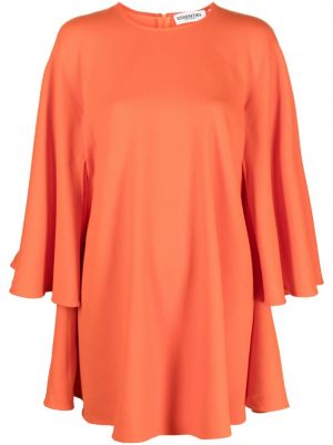 Mini-abito con scollo tondo Essentiel Antwerp arancione