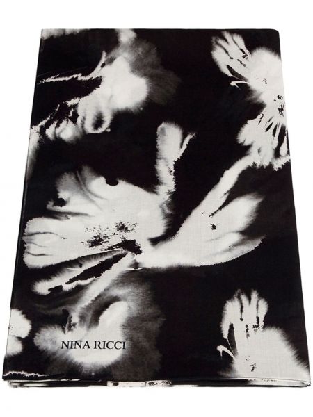 Шал с принт с абстрактен десен Nina Ricci
