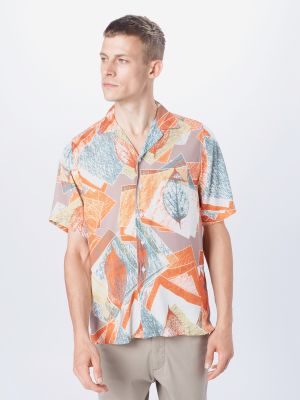 Džinsiniai marškiniai Denim Project oranžinė