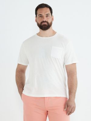 Camiseta manga corta con bolsillos Hackett blanco