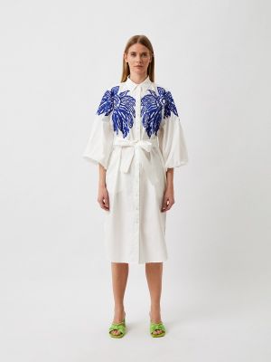 Платье-рубашка Essentiel Antwerp белое