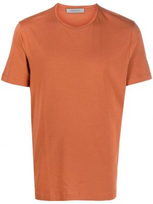 Памучна тениска Corneliani оранжево