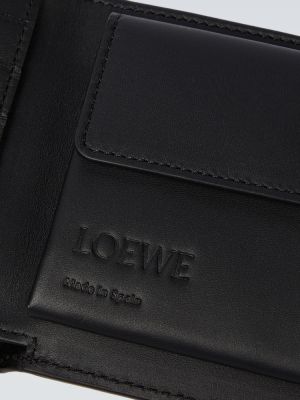 Usnjena denarnica Loewe bež