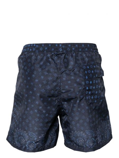 Geblümte shorts mit print Altea blau