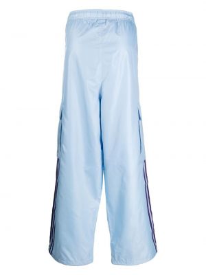 Pantalon de joggings à imprimé Adidas bleu