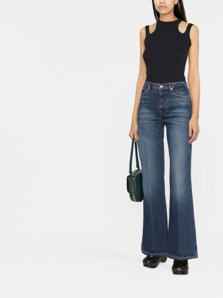 Flared jeans 7 For All Mankind blå