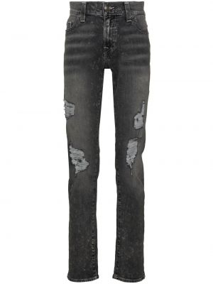 Jeans med normal passform True Religion svart