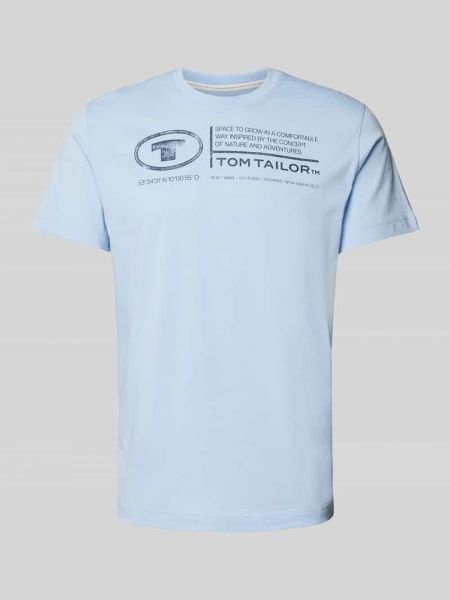 Koszulka z nadrukiem Tom Tailor niebieska