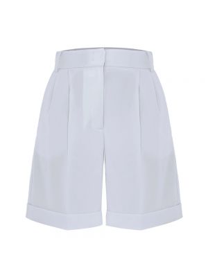 Shorts mit plisseefalten Kocca weiß