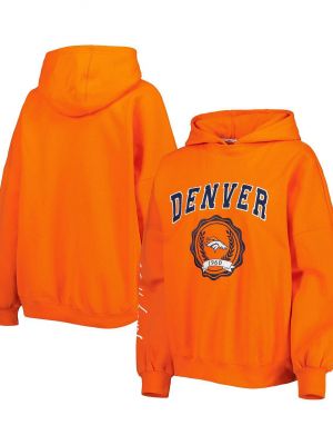 Пуловер с капюшоном Tommy Hilfiger оранжевый