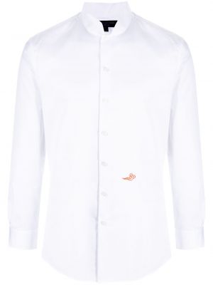 Biała koszula z haftem Shanghai Tang
