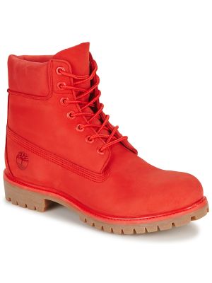 Kotníkové boty Timberland červené