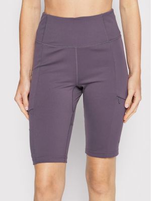 Slim fit priliehavé športové šortky 4f fialová