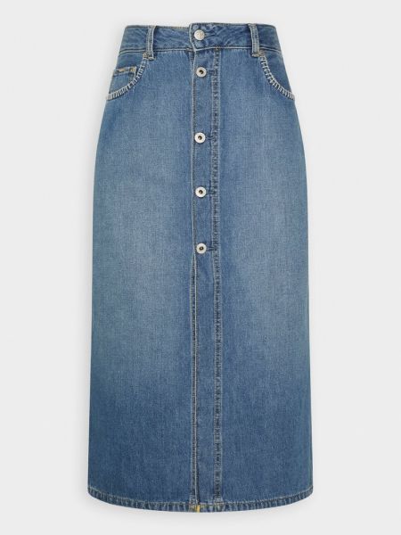Spódnica ołówkowa Pepe Jeans niebieska