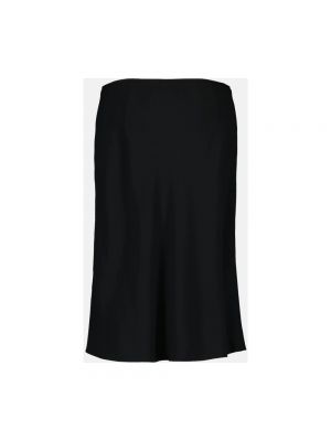 Spódnica midi w jednolitym kolorze Ami Paris czarna