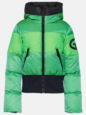 Zielona kurtka narciarska puchowa Goldbergh
