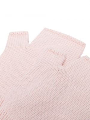 Gants en tricot Barrie rose