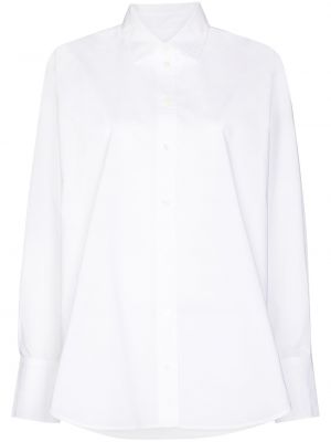 Oversize риза Frame бяло
