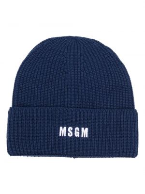 Tikitud müts Msgm sinine
