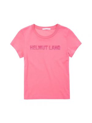 Różowa koszulka Helmut Lang