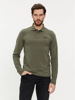 Polo marškinėliai Ea7 Emporio Armani žalia
