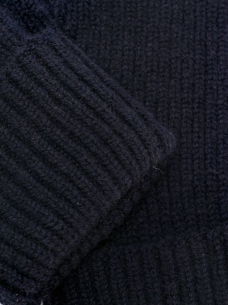 Gants en tricot N.peal bleu