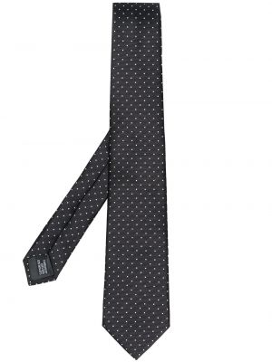 Pöttyös nyakkendő Lanvin fekete