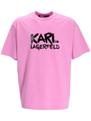 T-shirt Karl Lagerfeld rosa