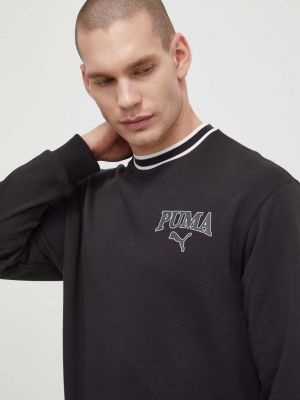 Bluza z nadrukiem Puma czarna