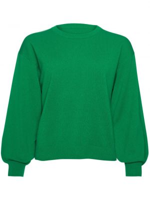 Плетен пуловер Eres зелено